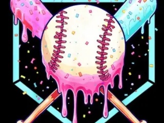 Ice Cream Baseball chain