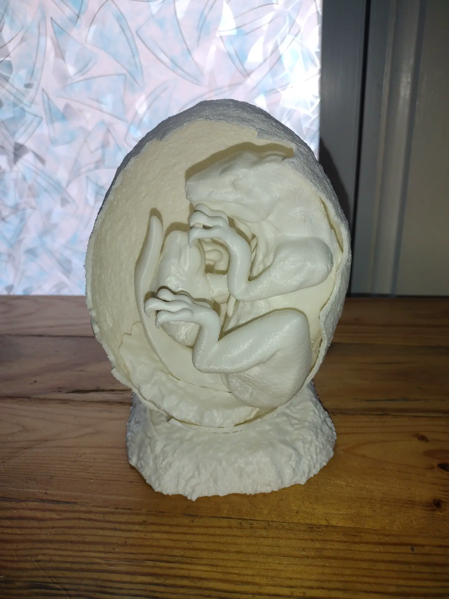 Sculptures & Artworks STL Download - Dinosaur Egg Embrio by malbel studio