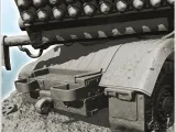 Sovyet Rus BMP21 Grad roketatar kamyonunun karkası-7