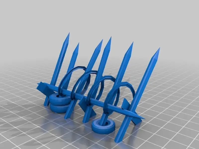spiked barricades