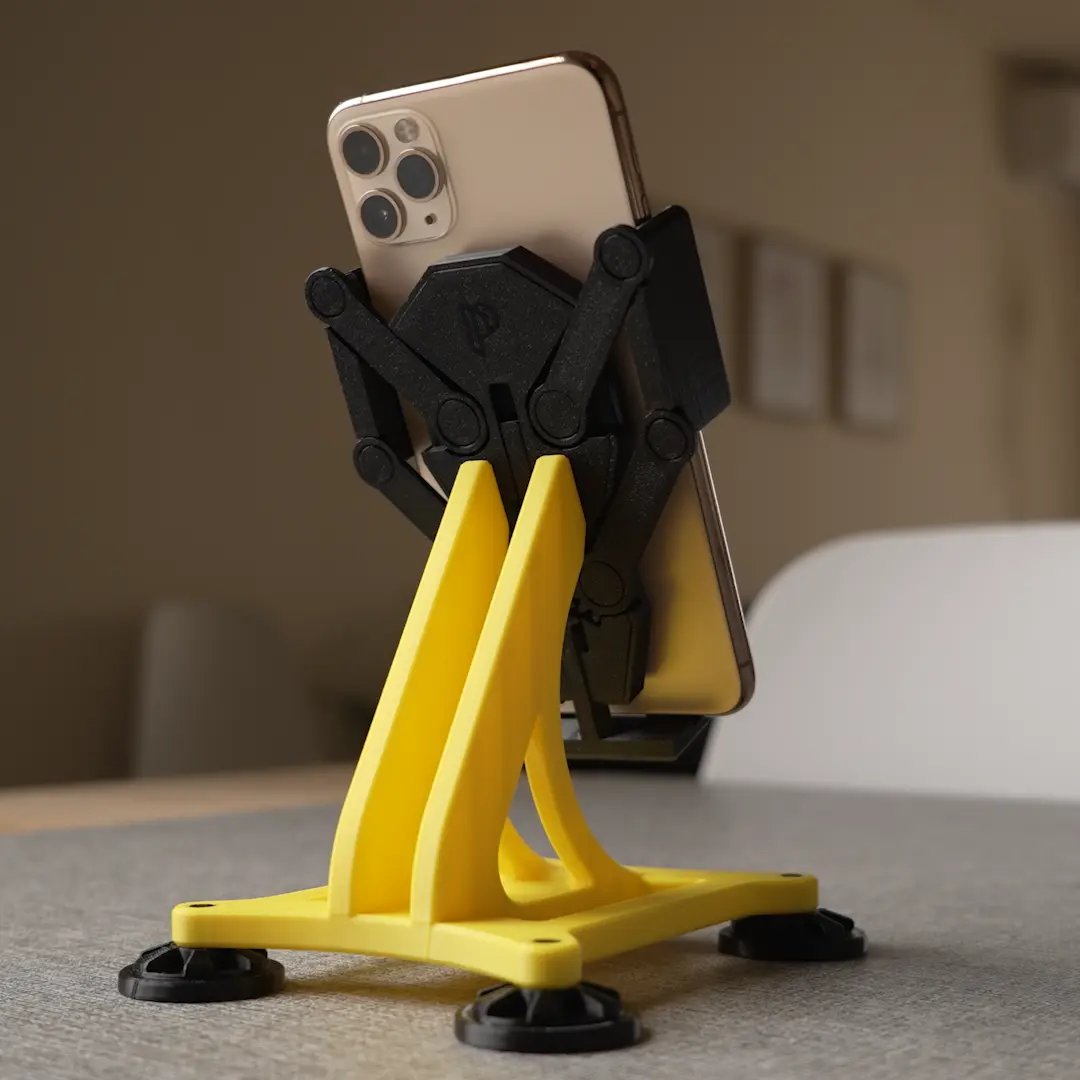 Minimalist Industrial Mechanical Mobile Phone Stand