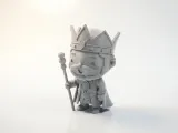 King Warrior Figurine Fantasy Mythology 3D Printable-3