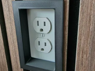 Single Gang Electrical Outlet Box Cover 21mm Deep