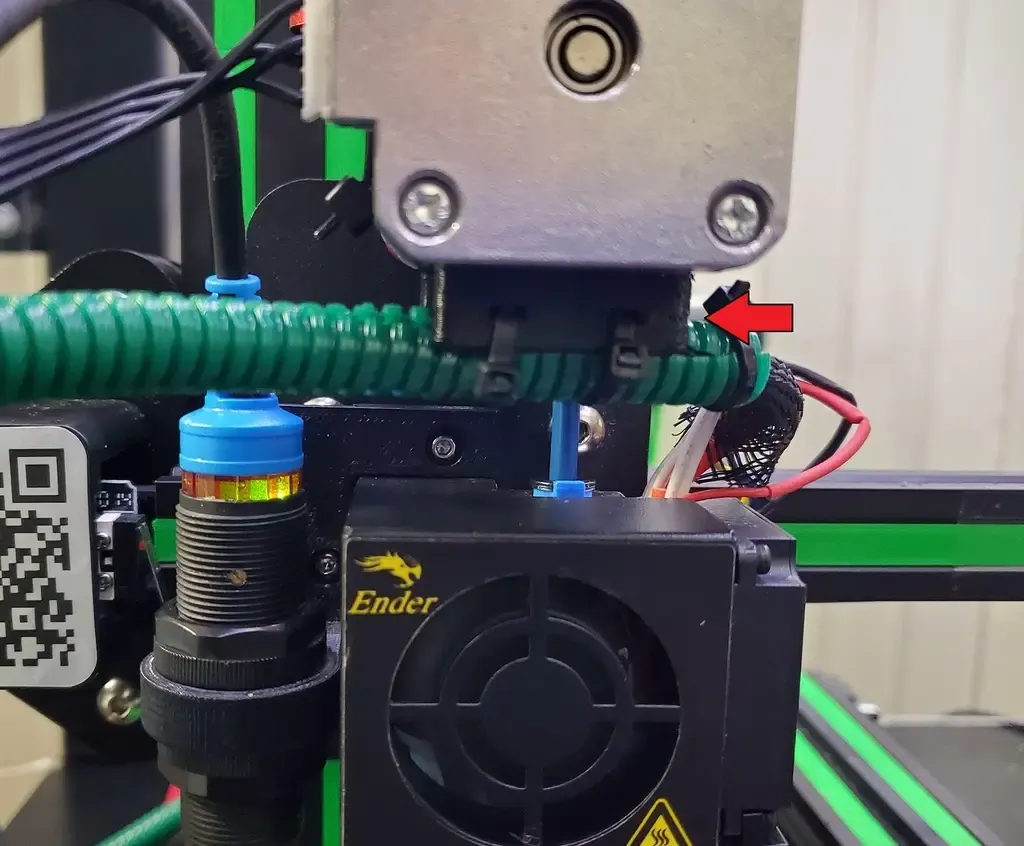 Direct Drive Extruder Mounted Cable Support