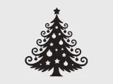 Christmas tree rotating trees-4