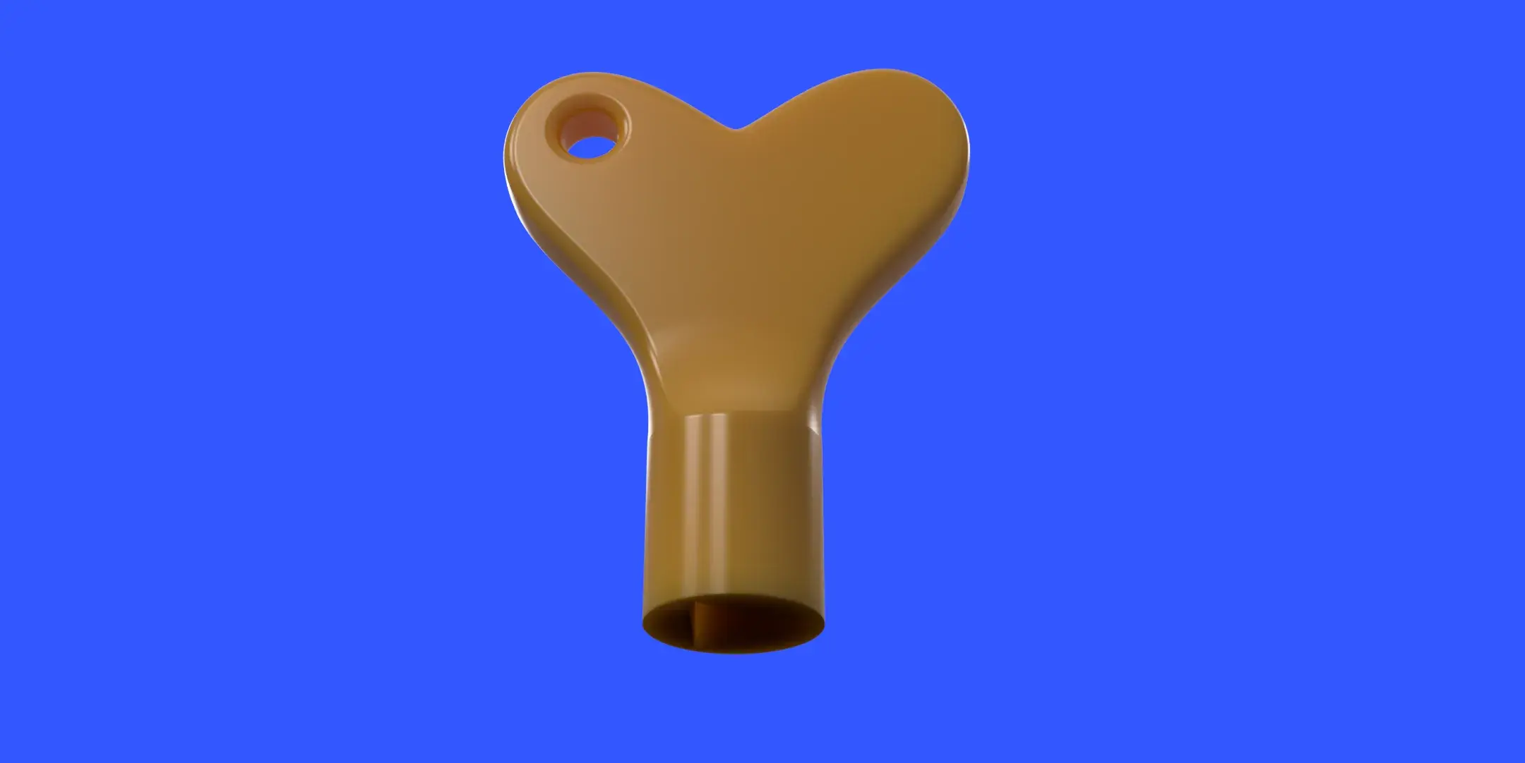 3D Printer Files | 3MF File | Key for Yellow Trash Bins (Triangular / 3 ...