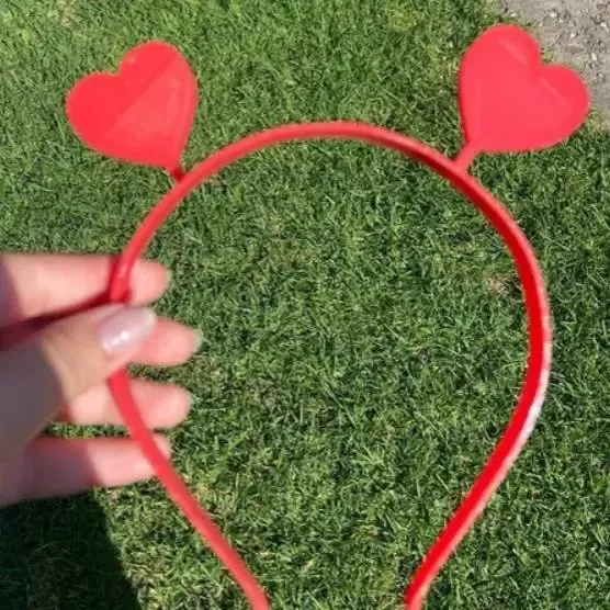 vincha de CORAZONES