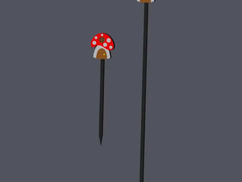 Mushroom House - Cocktailset with stick & pick v2