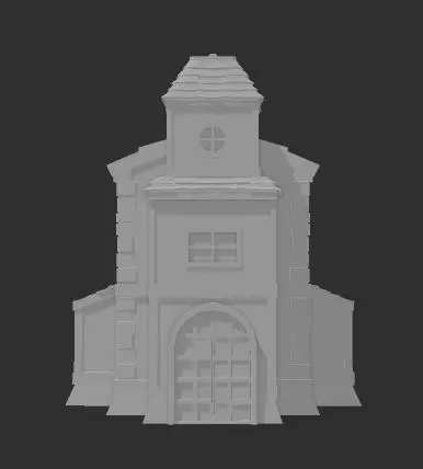 bretonnian temple to the lady of the lake - terrain