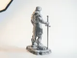 Buff Aragon Fantasy Warrior Figurine 3D Printable-2