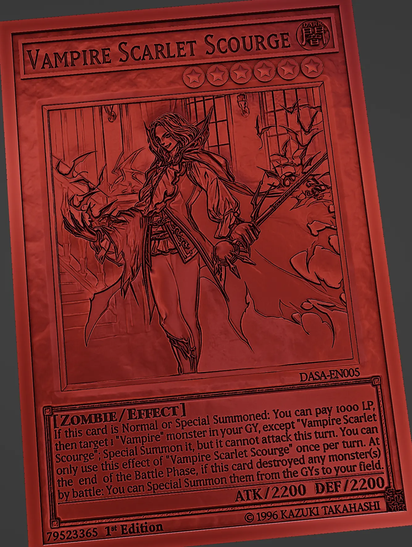 vampire scarlet scourge - yugioh