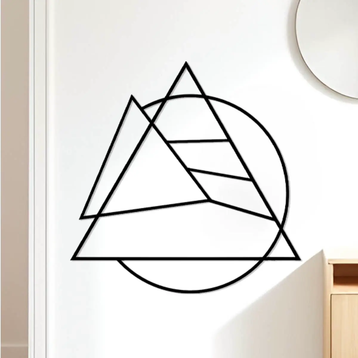 Triangle Wall Art, Wall Decor, Home Decor