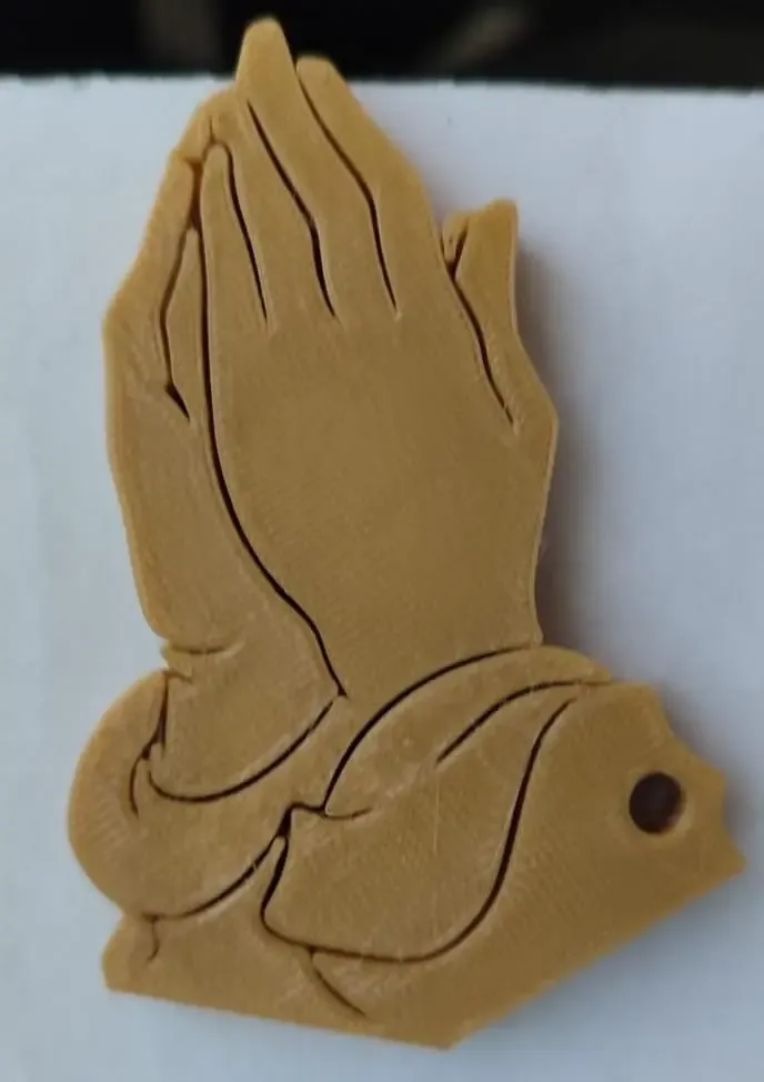 Praying hands key