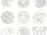 Eagle Head Mandala Pack – 9 Decorative Eagle Designs CNC-6