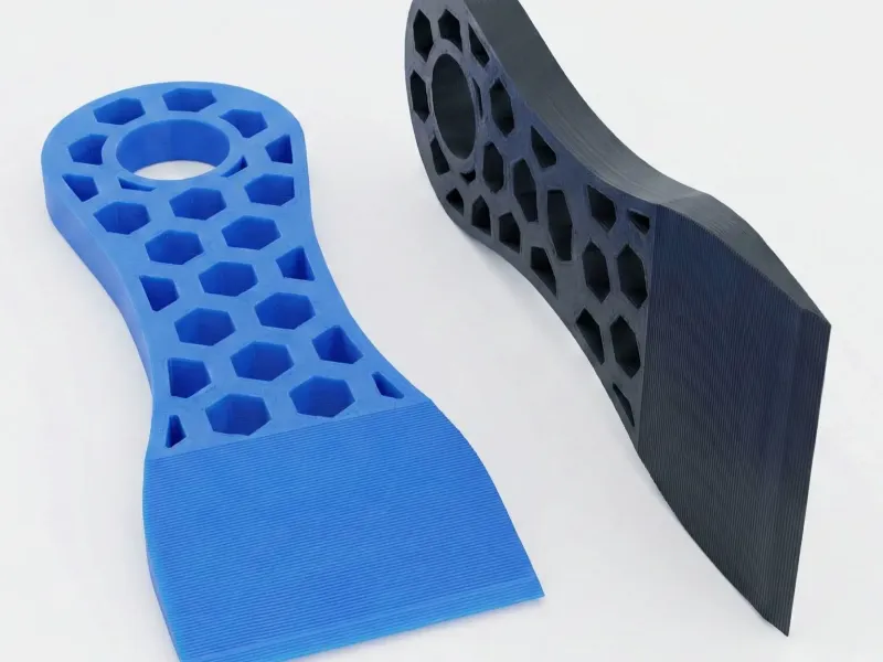 Hex-Pattern Bed Scraper | Print Removal Tool | Hanging Loop