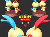 Plusle and Minun - Pokemon Fanart-1