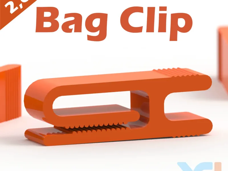 Kleinster Beutelclip