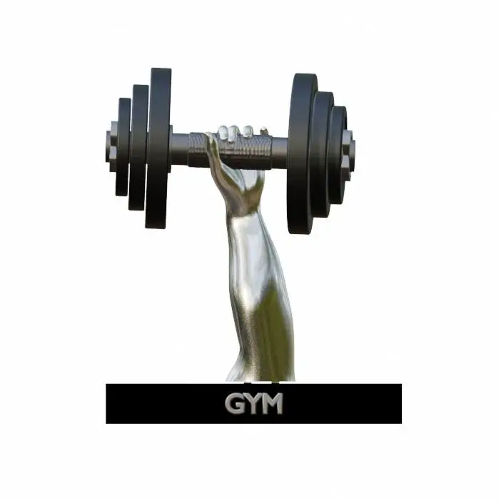 Gym Hand decoracion