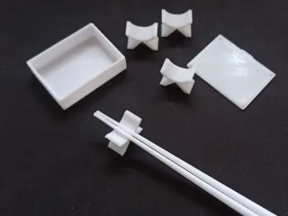 Chopstickholder with box