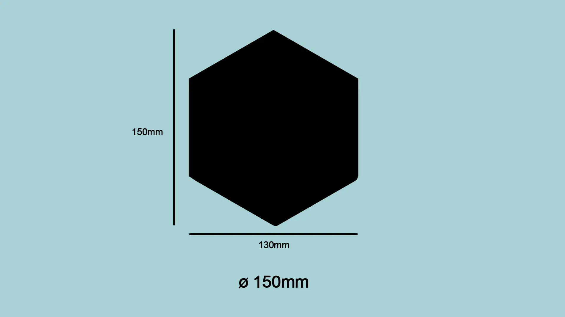 Hexagonal Wall Panel A17 - Interior Home Decor