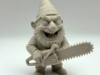 Crazy Chainsaw Gnome