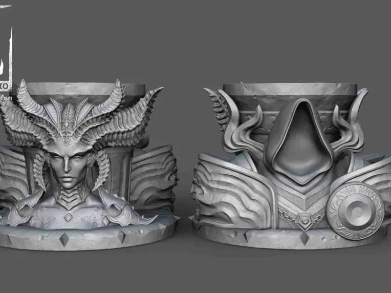 DIABLO LILITH ȘI INARIUS 3D MODUL DE IMPRIMARE