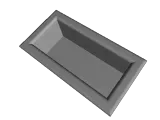 plastic frame for the door latch-2