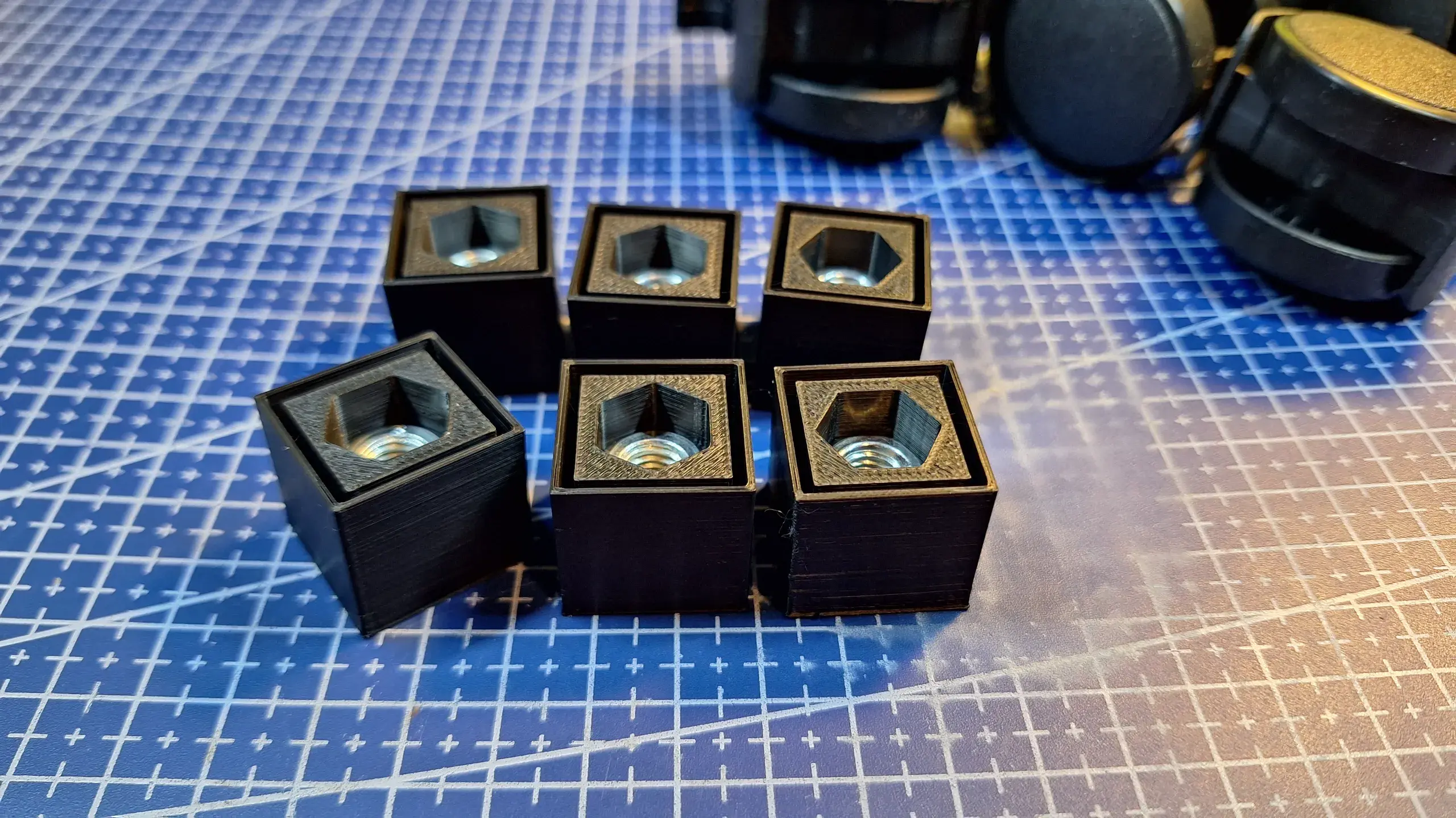 3D Printer Files | 3MF File | Furniture Caster / Foot Inserts (with M8 ...