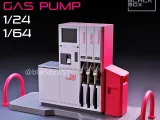 MODERN GAS STATION DIORAMA 1-24 AND 1-64TH SCALE 3D PRINT MO-4