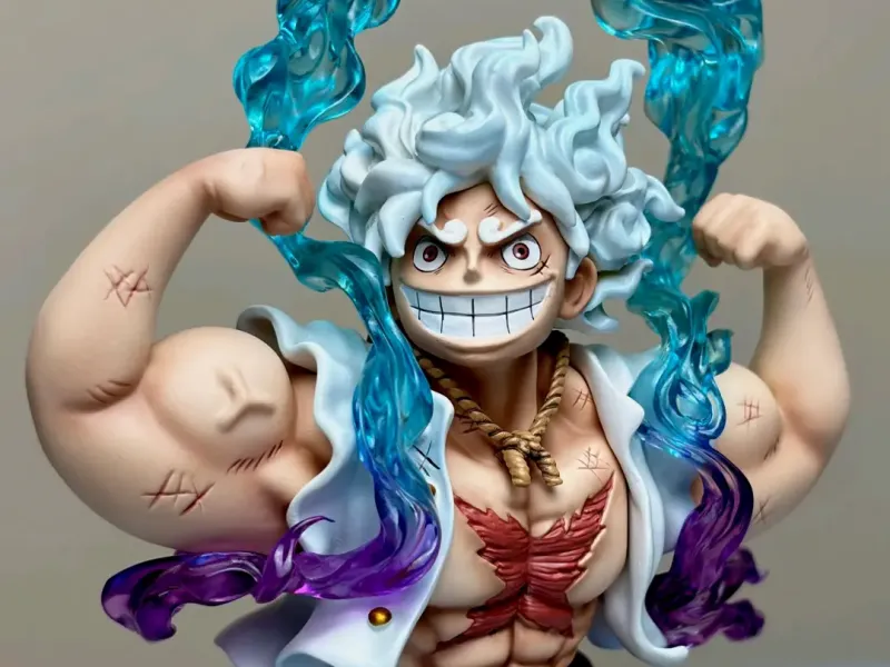 Luffy gear 5 musculoso 