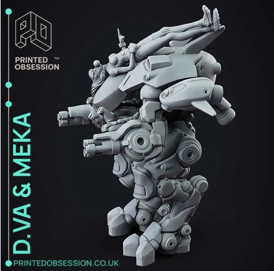 Overwatch - D.Va & Meka - Victory Pose
