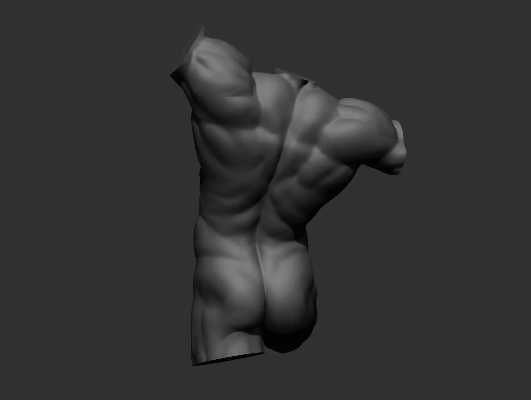 3 Posturas de torso masculino