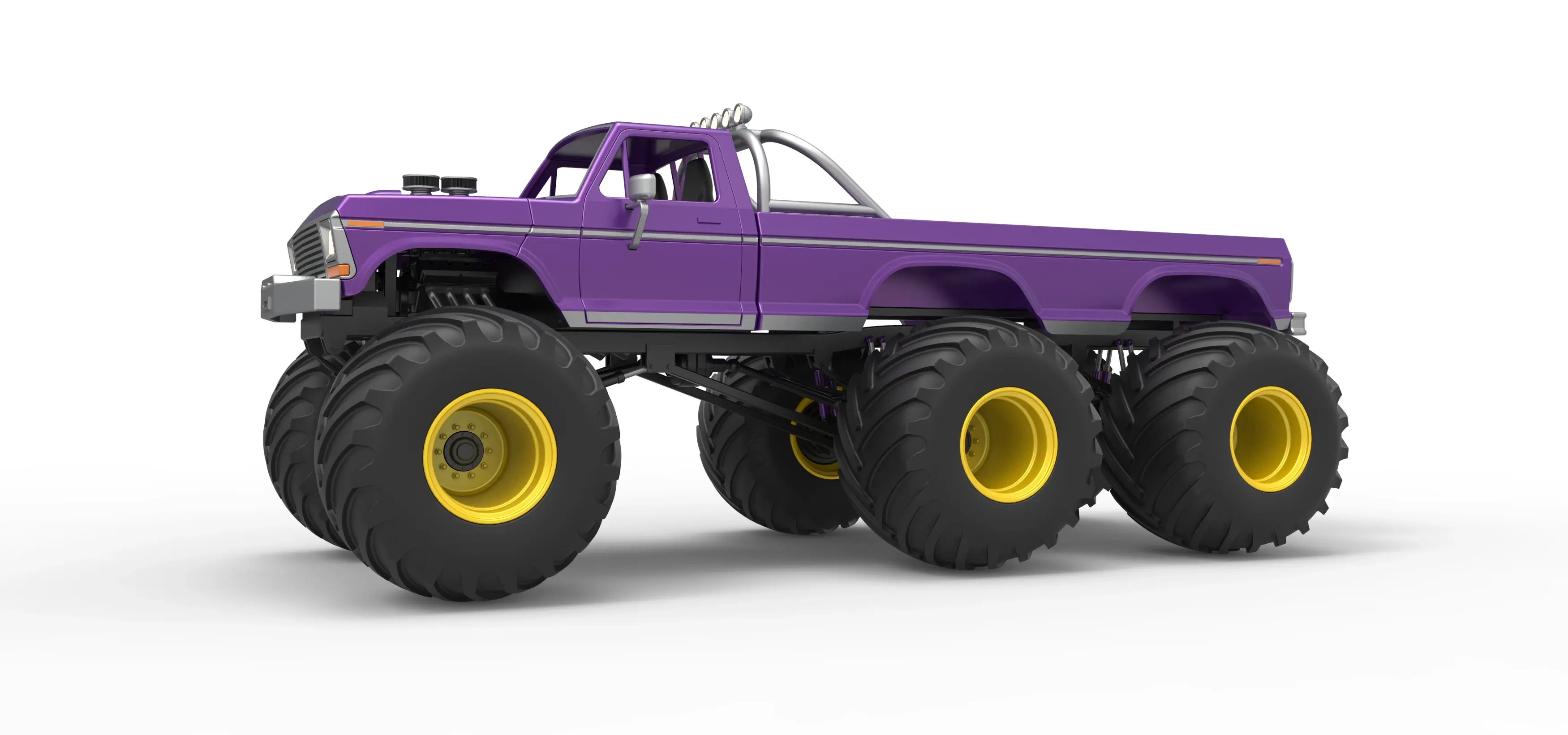 Monster Truck 6x6 concept Version 2 Scale 1:25