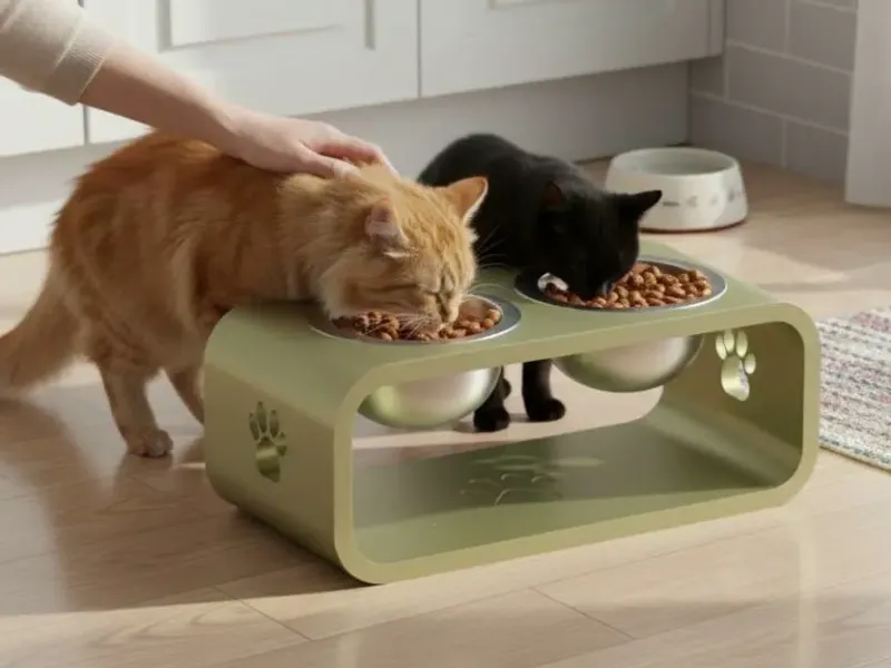 Comedouro moderno para animais de estimação