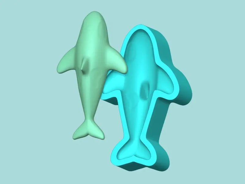 Orca Whale Mold - Silicone Maker Template