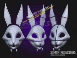 Neon White Game Violet Mask - Japanese Kitsune Cosplay-6
