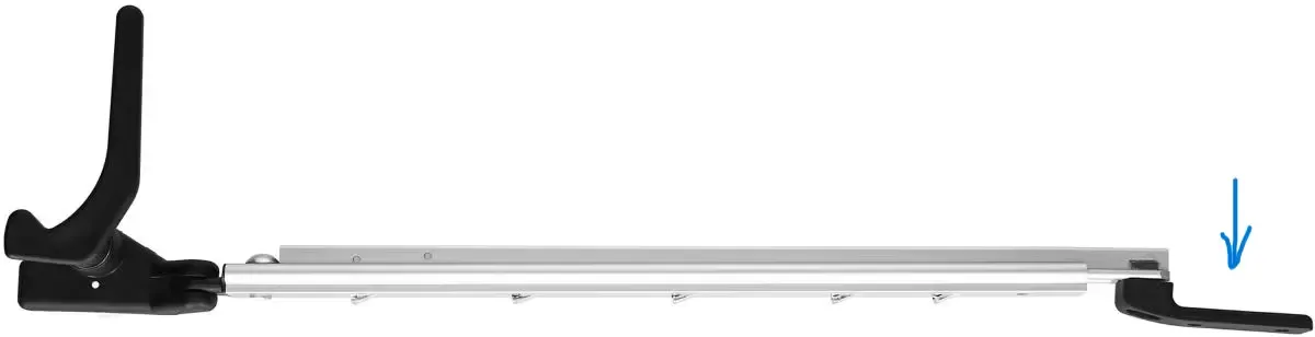 Halter Fensterschiene