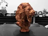 Geometric Lion Bust-2