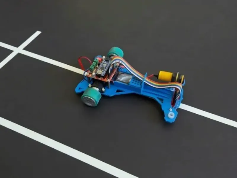 High-speed line-following robot chassis