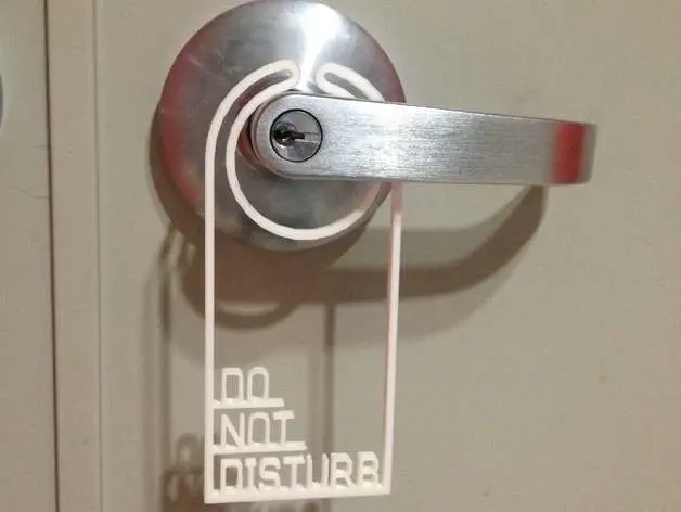 Do Not Disturb Door Sign