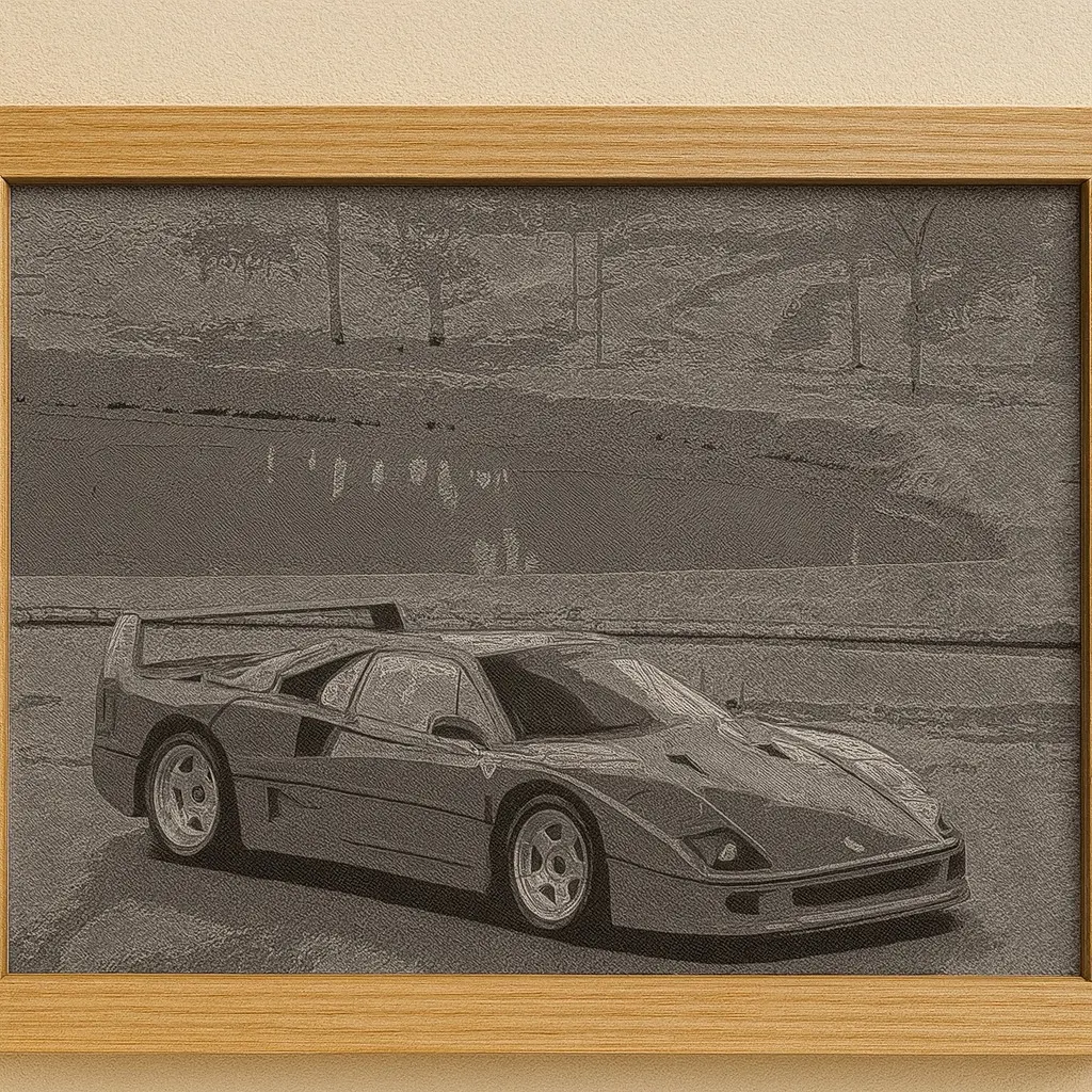 Ferrari F40 3D-Art Picture