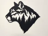 Cougar wandkunst-1
