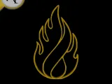 Simple Flame Symbol - 2D Art-0