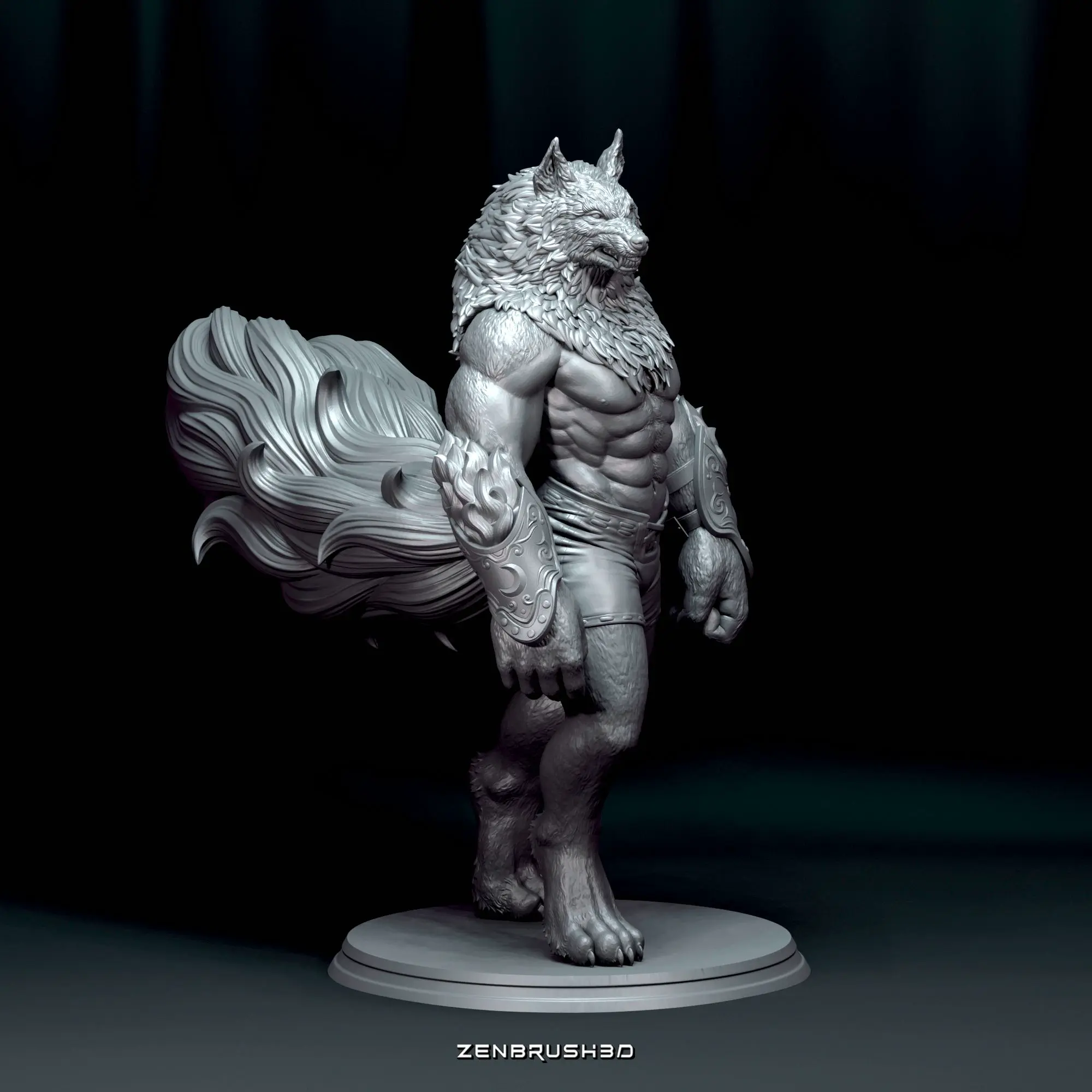 WEREWOLF - YUGO -BLOODY ROAR STL - 3D PRINTING