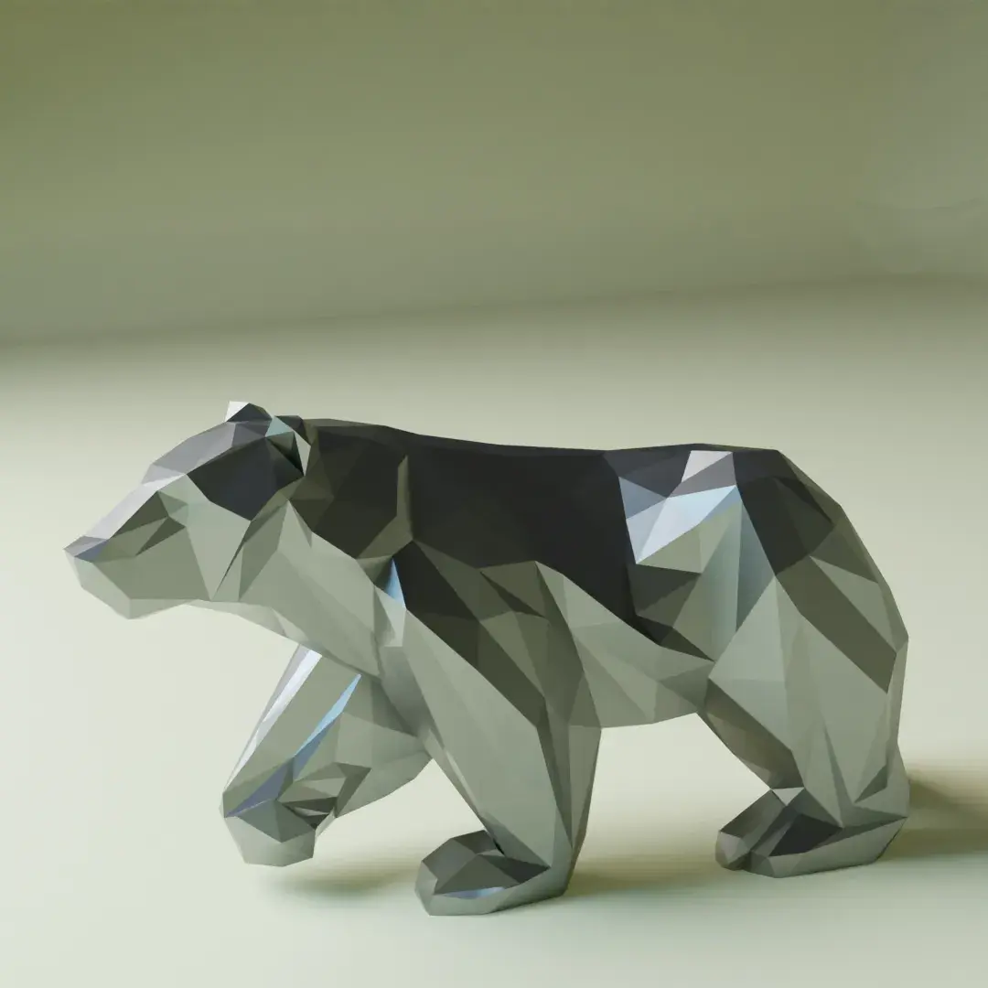 Home Decorations & Ornaments STL Descarga - Icebear sculpture + Low ...