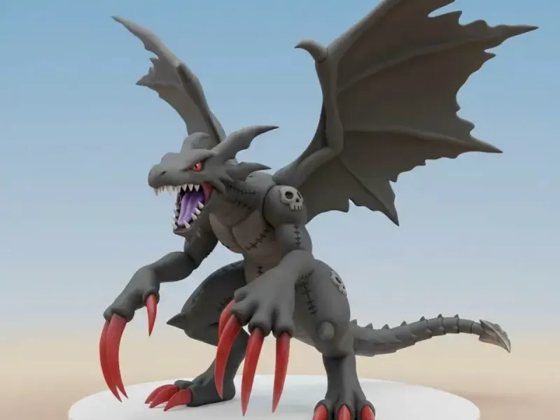 Devidramon Digimon Creature Model