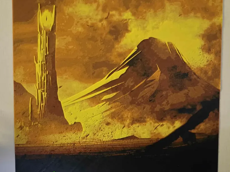 HueForge LOTR Lord of the rings Mount Doom Eye of Sauron pic