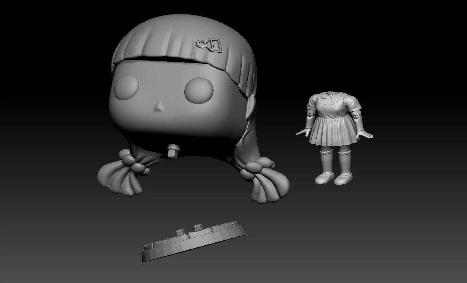 Squid Game Doll - Funko Custom Fan Art