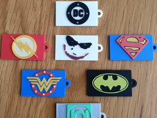 DC Studios Comic Keychains Collection