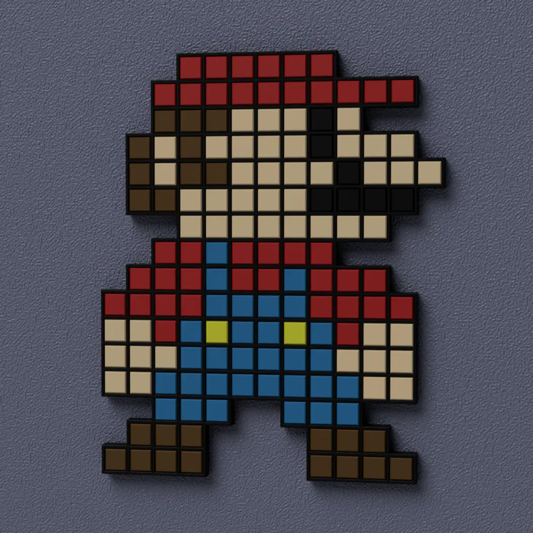 Super Mario Puzzle - Pixel Art Assembly